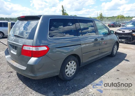 2007 Honda Odyssey Lx z USA, uszkodzony, nr VIN 5FNRL38257B116456